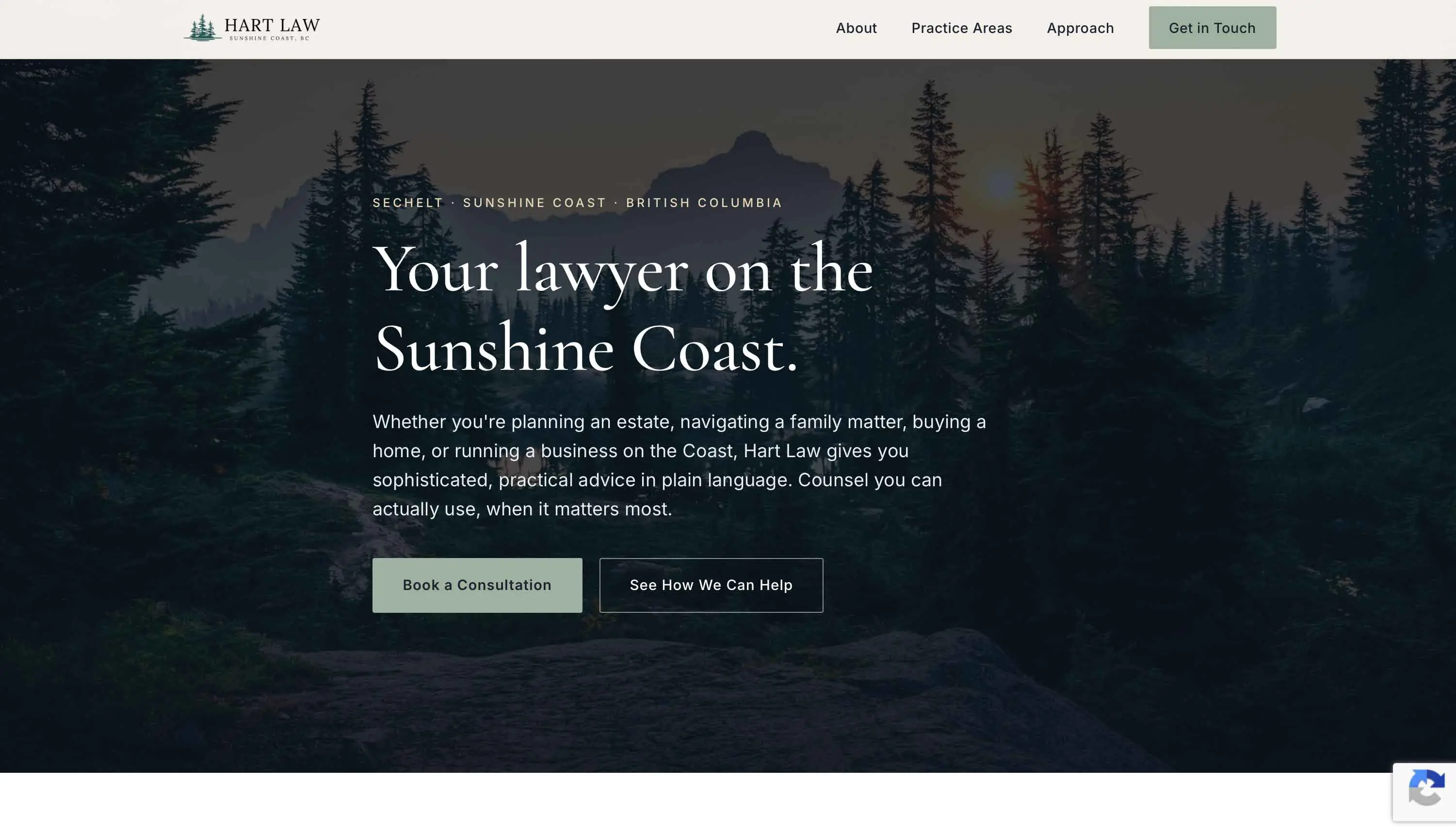 Hart Law website
